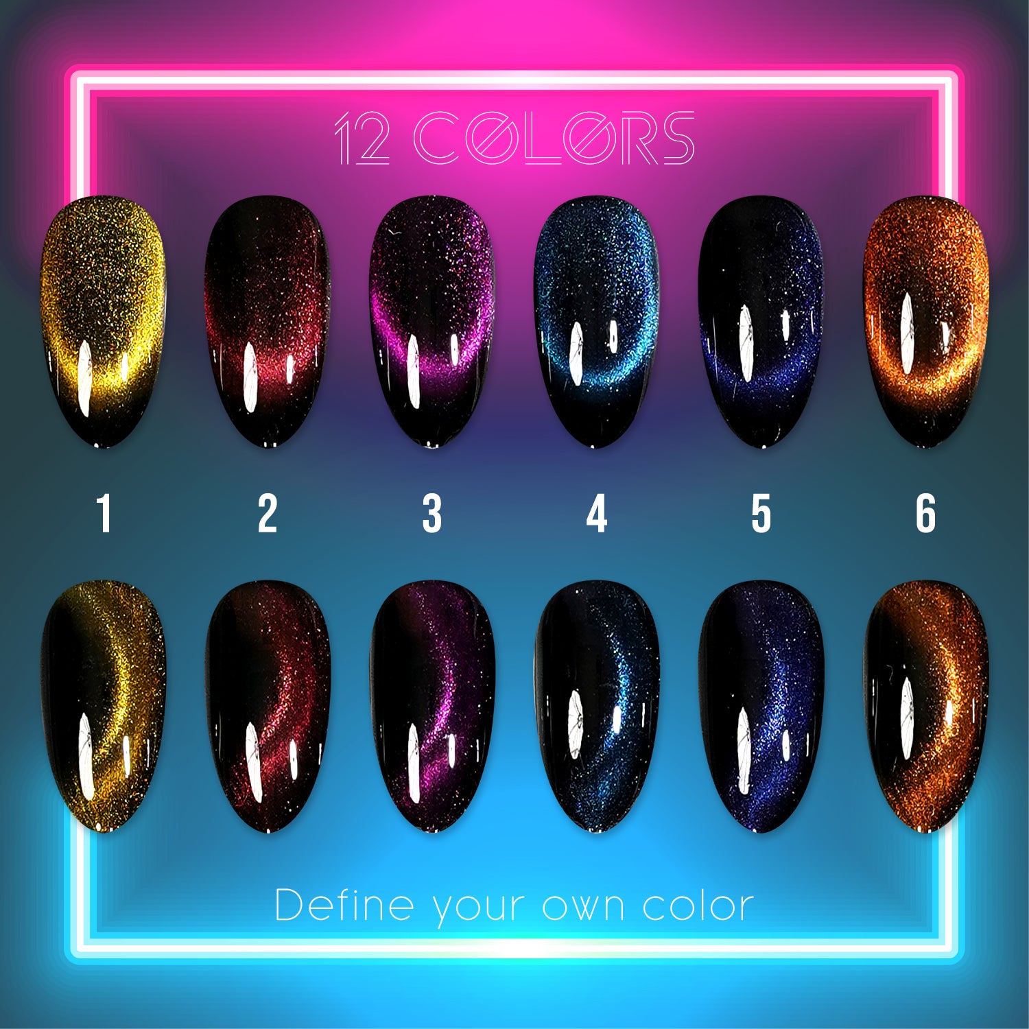 LAVIS Cat Eyes CE16 - Gel Polish 0.5 oz - Double Vision Collection