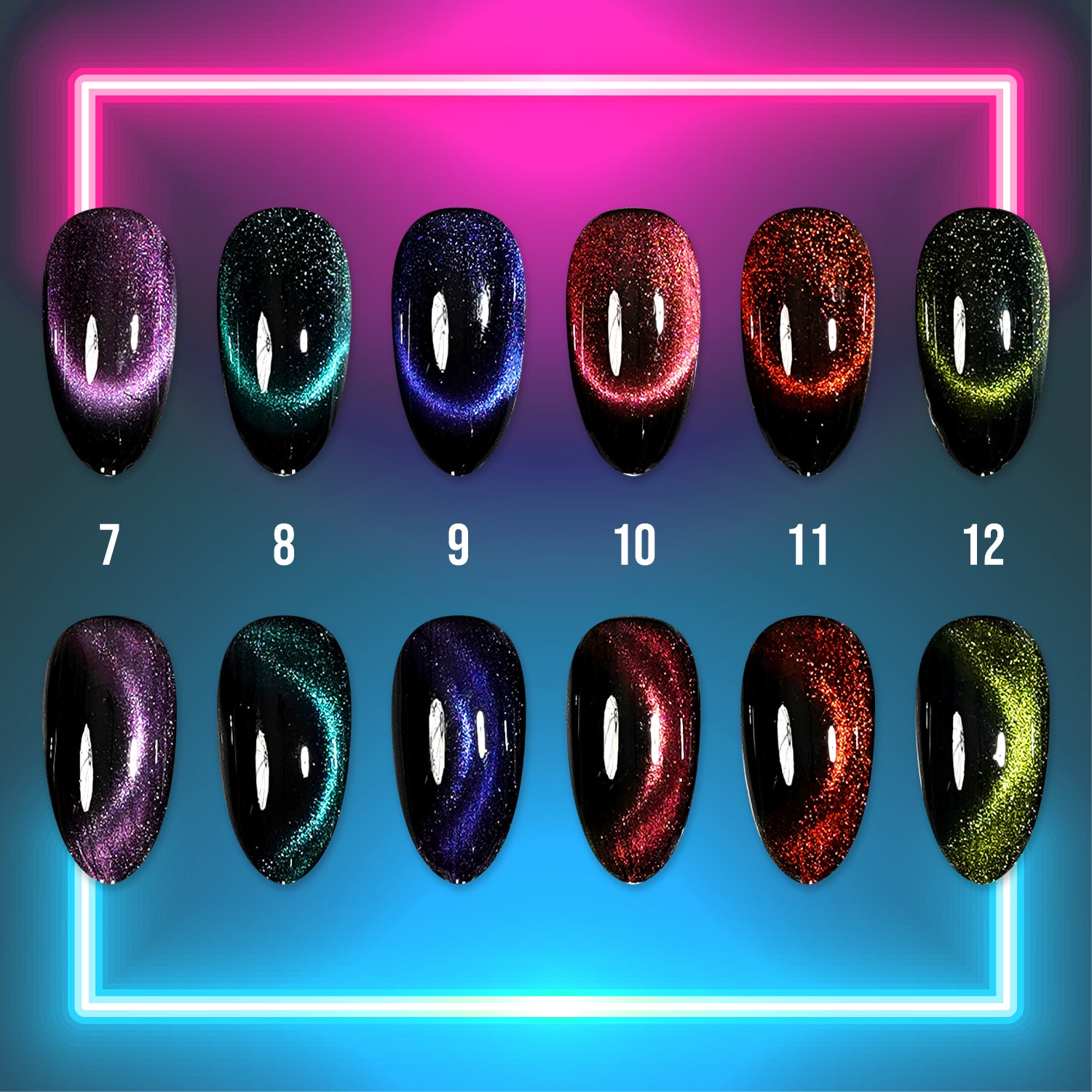 LAVIS Cat Eyes CE16 - Gel Polish 0.5 oz - Double Vision Collection
