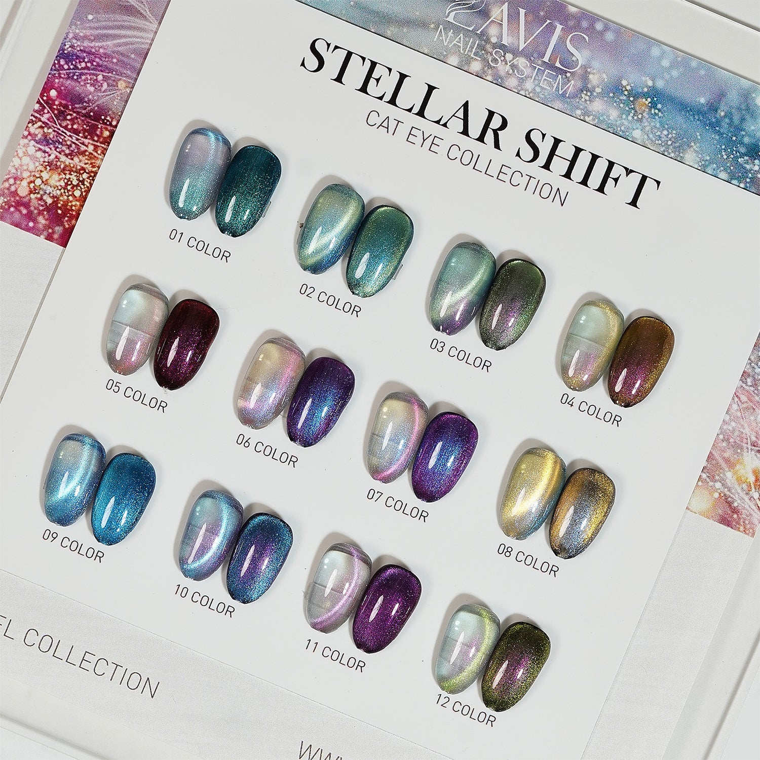 LAVIS Cat Eyes CE17 - 01 - Gel Polish 0.5 oz - Stellar Shift Collection