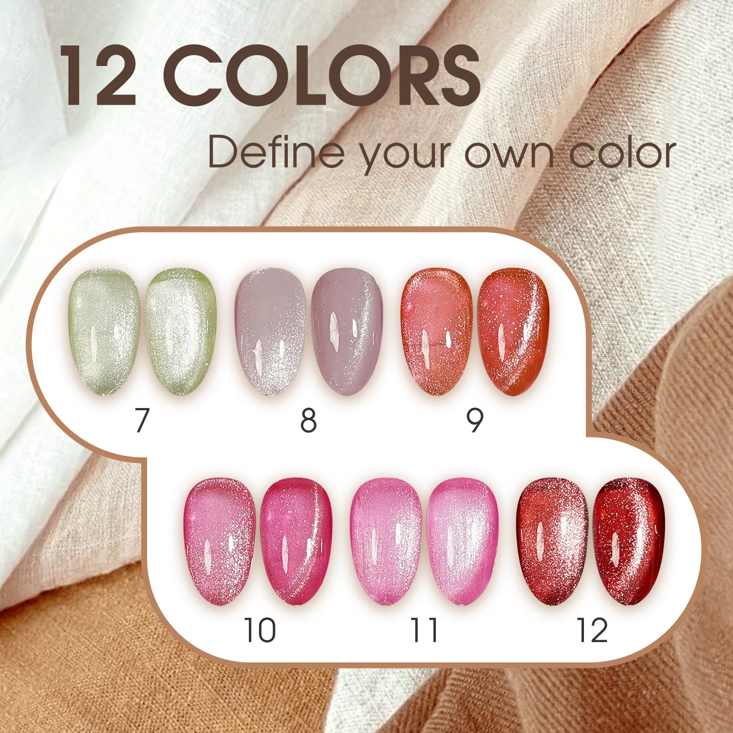 LAVIS Cat Eyes CE1 - Gel Polish 0.5 oz - Cozy Cashmere Collection