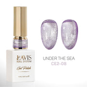 LAVIS Cat Eyes CE2 - 08 - Gel Polish 0.5 oz - Under The Sea