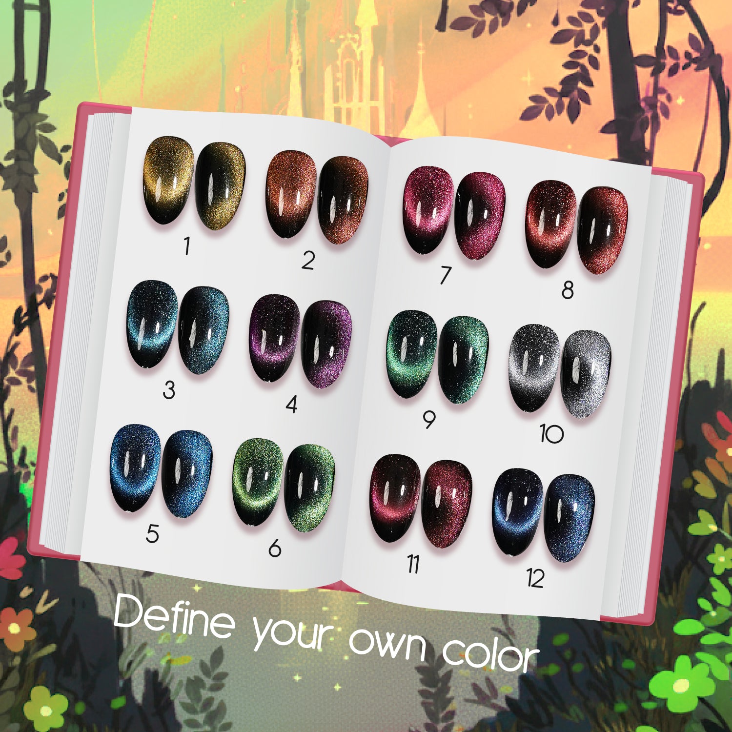 LAVIS Cat Eyes CE4 - Gel Polish 0.5 oz - Fairy Tale Collection