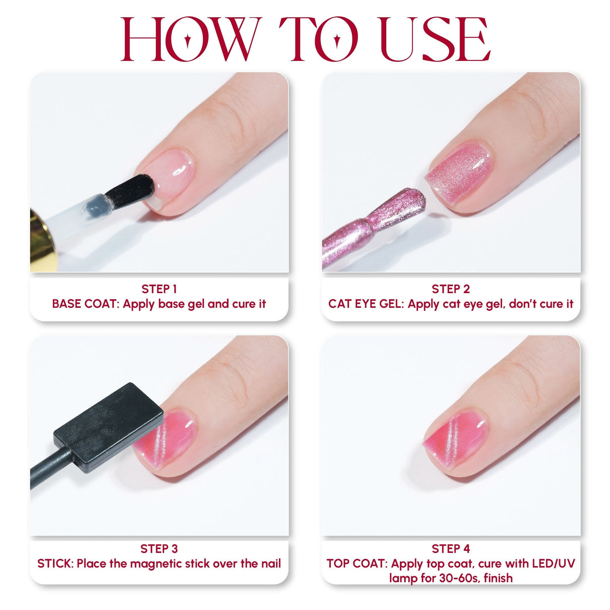 LAVIS Cat Eyes CE5 - 12 (Ver2) - Gel Polish 0.5 oz - A Breath Of Spring Collection