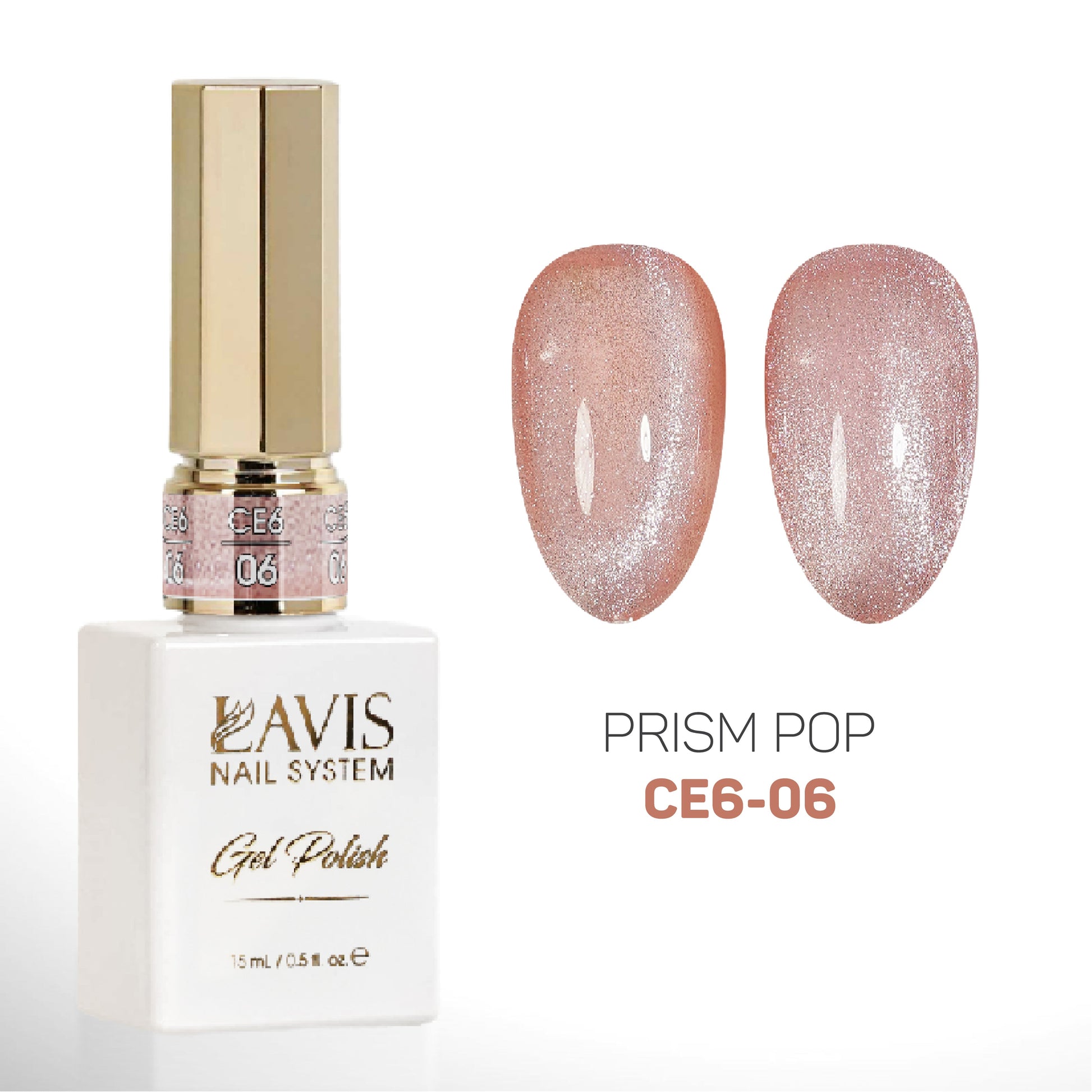 LAVIS Cat Eyes CE6 - Set 12 Colors (Ver2)- Gel Polish 0.5 oz - Prism Pop Collection