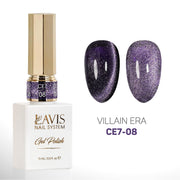 LAVIS Cat Eyes CE7 - 08 - Gel Polish 0.5 oz - VILLIAIN ERA Collection