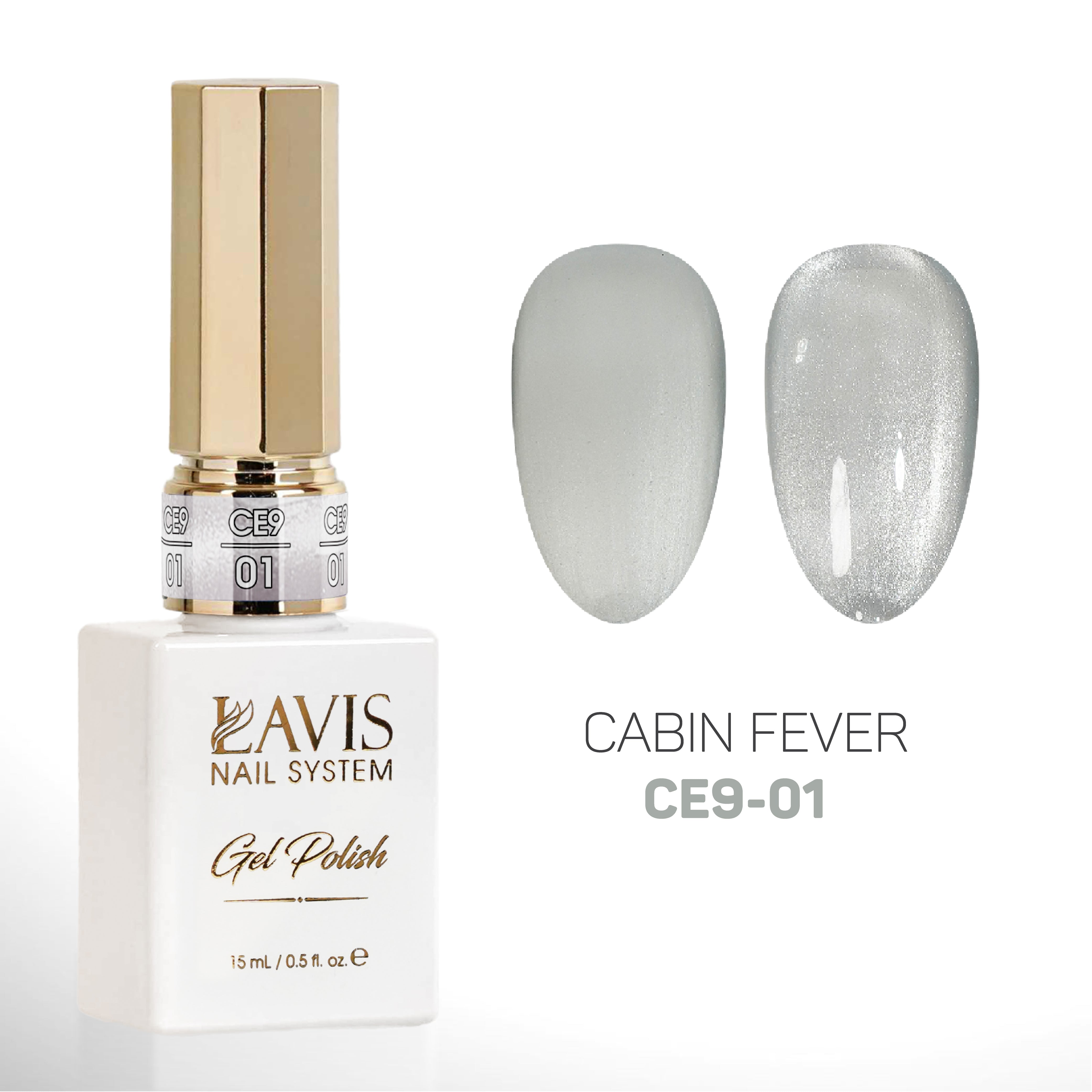 LAVIS Cat Eyes CE9 - 01 (Ver2) - Gel Polish 0.5 oz -  Lavis Cabin Fever Collection