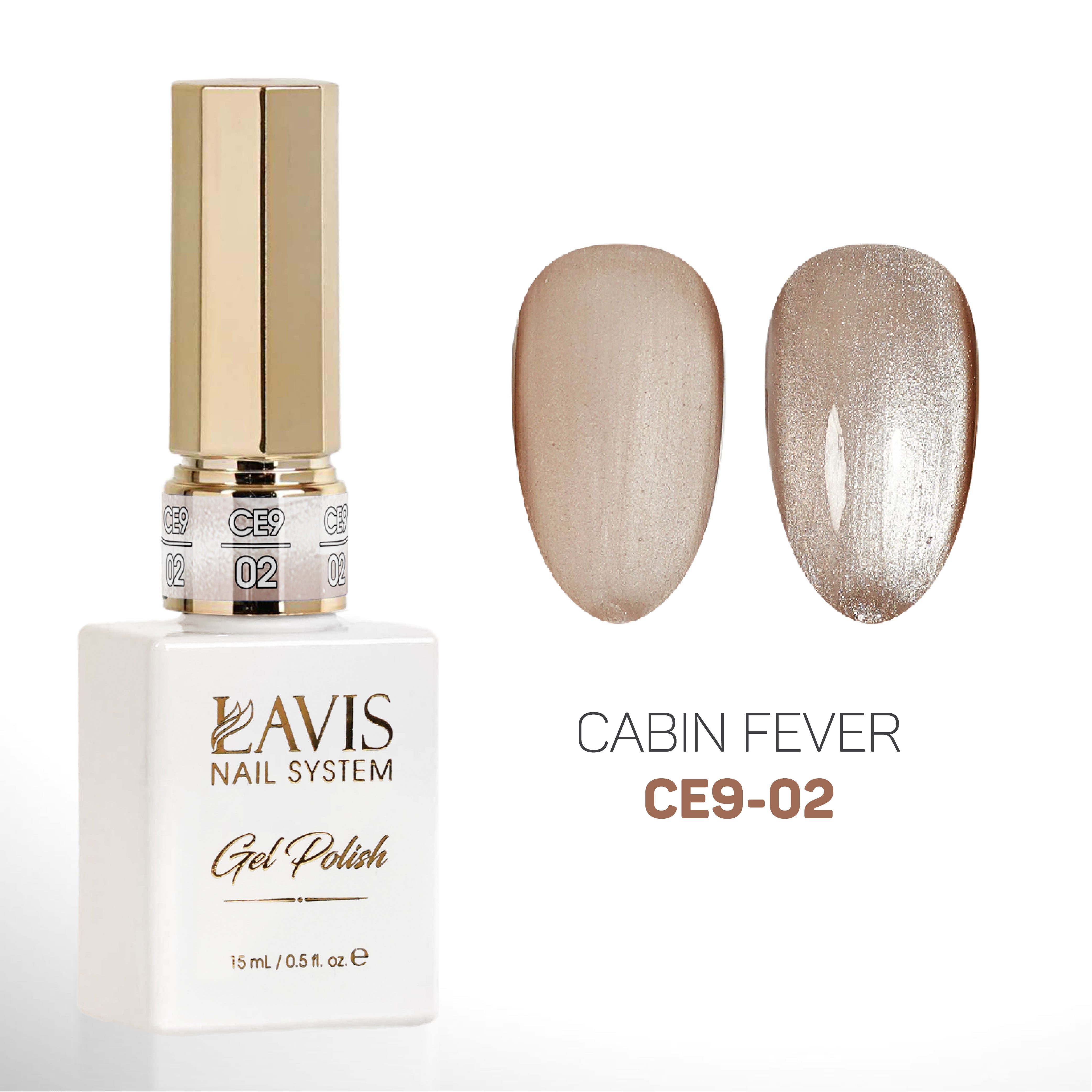 LAVIS Cat Eyes CE9 - 02 (Ver2) - Gel Polish 0.5 oz -  Lavis Cabin Fever Collection