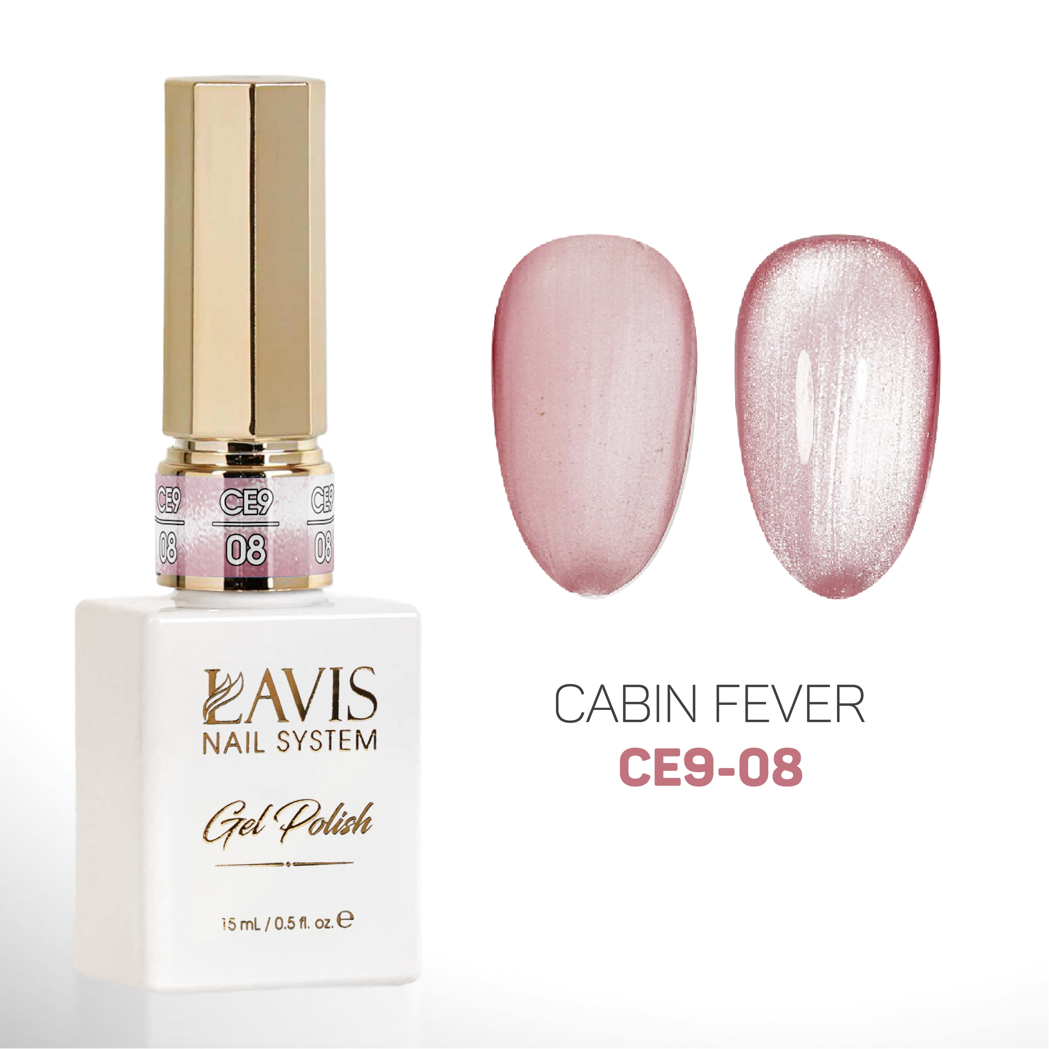 LAVIS Cat Eyes CE9 - 08 (Ver2) - Gel Polish 0.5 oz -  Lavis Cabin Fever Collection