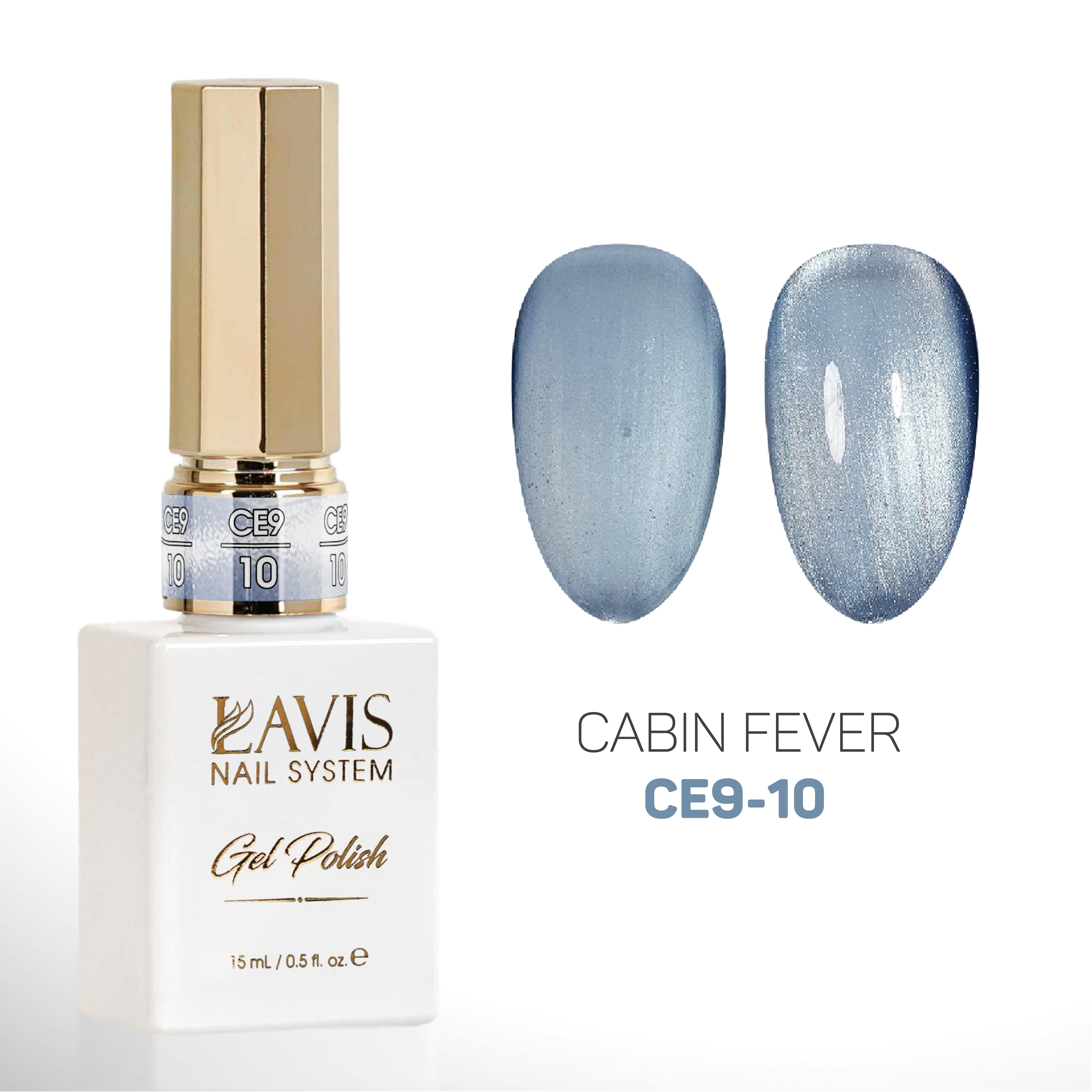 LAVIS Cat Eyes CE9 - 10 (Ver2) - Gel Polish 0.5 oz -  Lavis Cabin Fever Collection