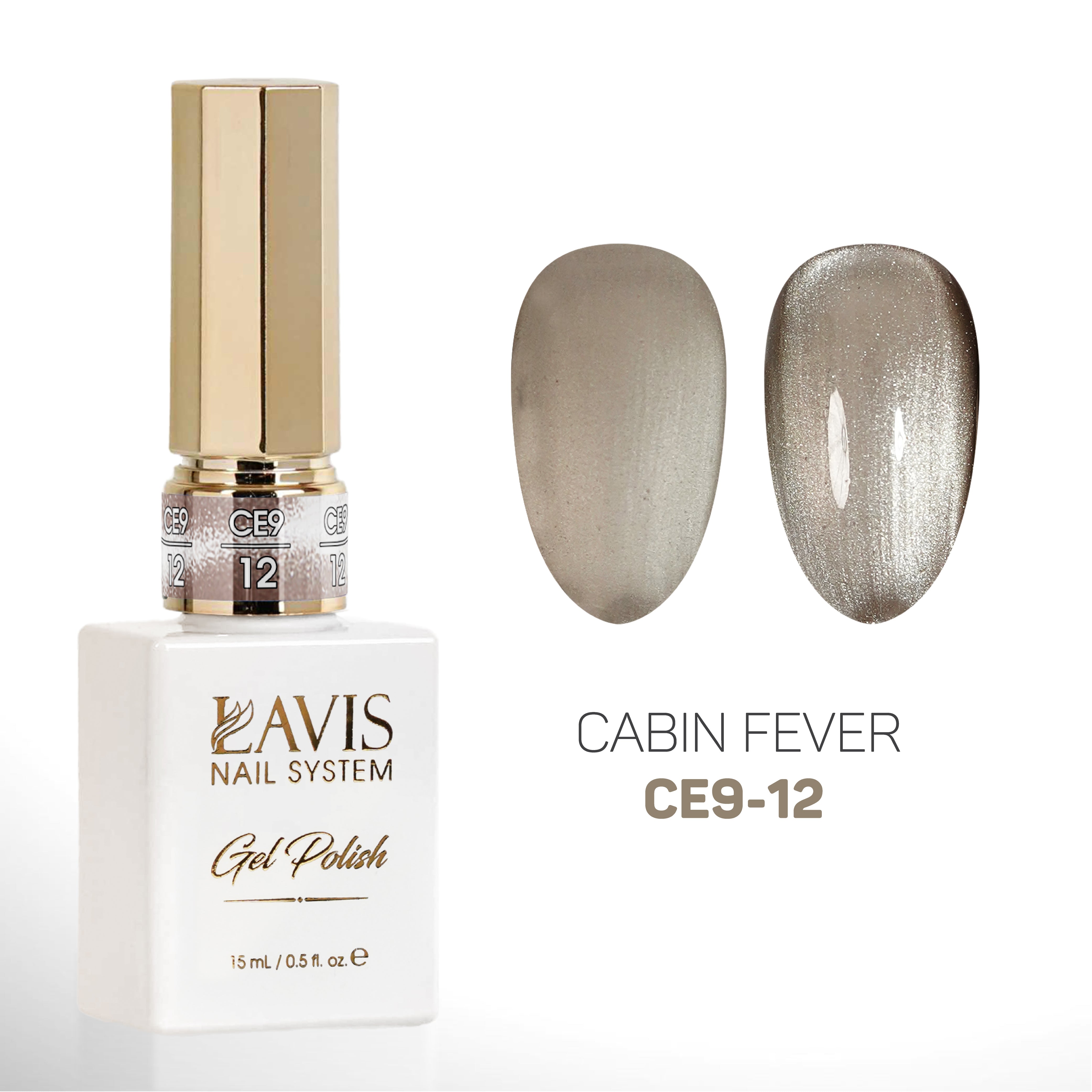 LAVIS Cat Eyes CE9 - 12 (Ver2) - Gel Polish 0.5 oz -  Lavis Cabin Fever Collection