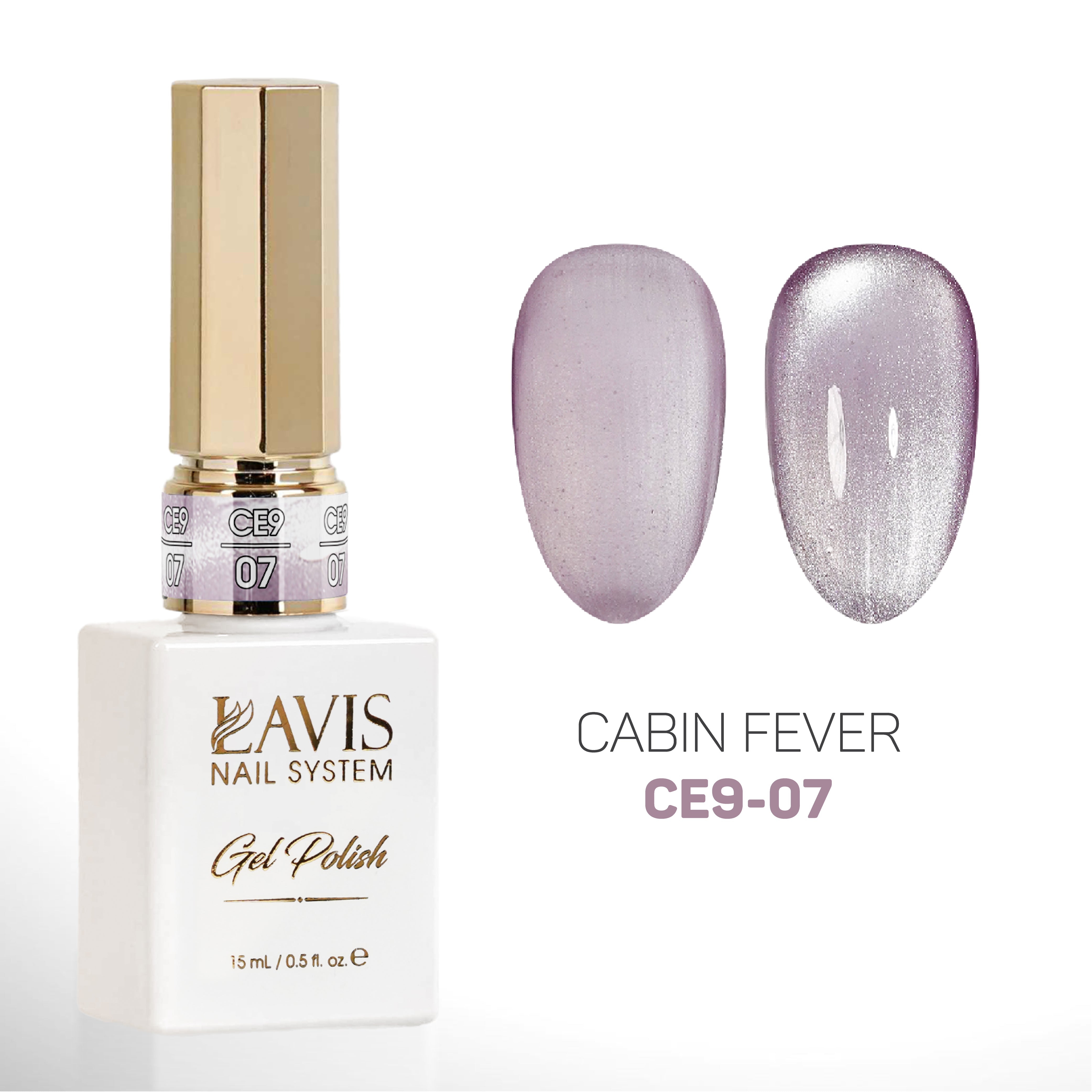 LAVIS Cat Eyes CE9 - 07 (Ver2) - Gel Polish 0.5 oz -  Lavis Cabin Fever Collection