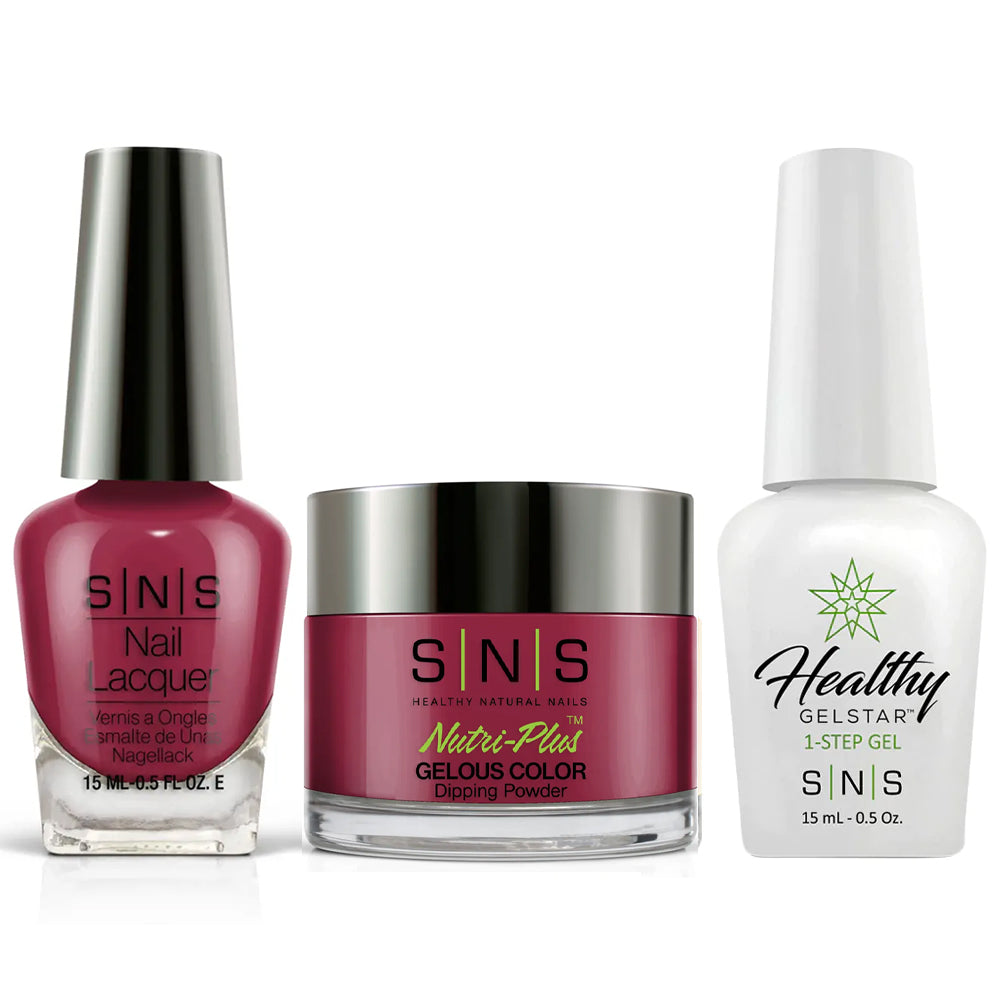 SNS 3 in 1 - CY04 Bushels of Berries - Dip (1.5oz), Gel & Lacquer Matching