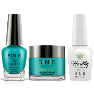 SNS 3 in 1 - CY12 Shoreview Blue - Dip (1.5oz), Gel & Lacquer Matching