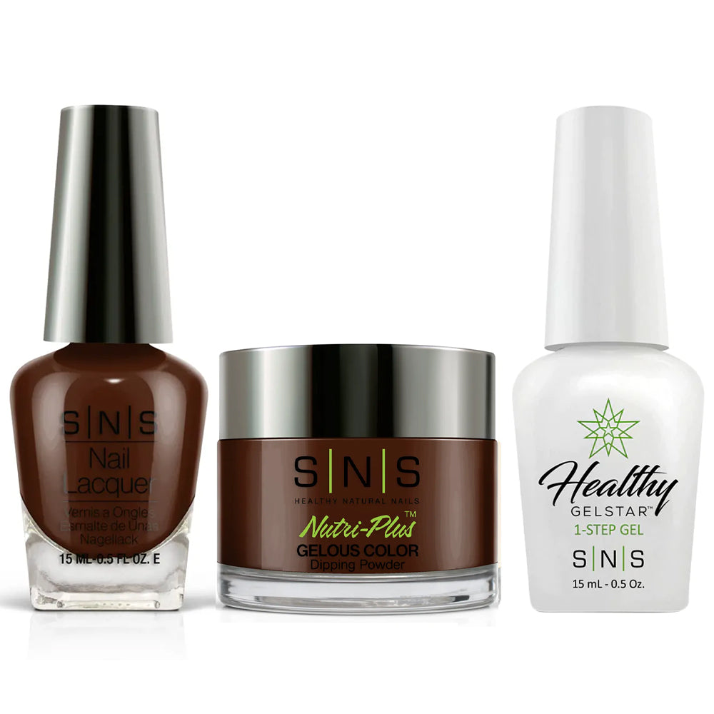 SNS 3 in 1 - CY21 Brownstone Steps - Dip (1.5oz), Gel & Lacquer Matching