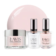 LAVIS 3 in 1 - 280 Strawberry Creme - Acrylic & Dip Powder (1oz), Gel & Lacquer