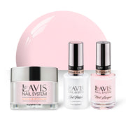 LAVIS 3 in 1 - 281 Prettiest Pink  - Acrylic & Dip Powder (1oz), Gel & Lacquer