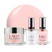 LAVIS 3 in 1 - 282 Pastel Pink  - Acrylic & Dip Powder (1oz), Gel & Lacquer