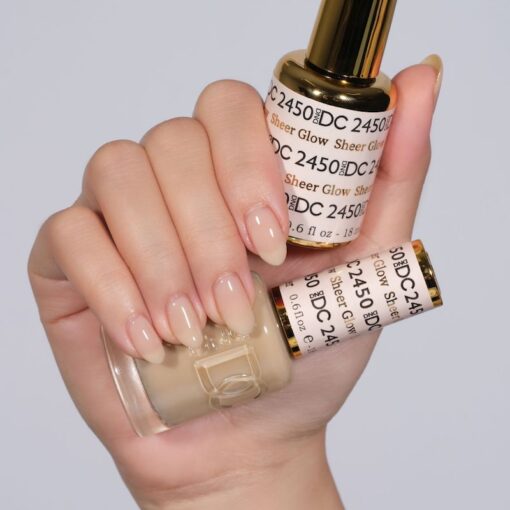 DND DC Gel Nail Polish Duo - 2450 Sheer Glow