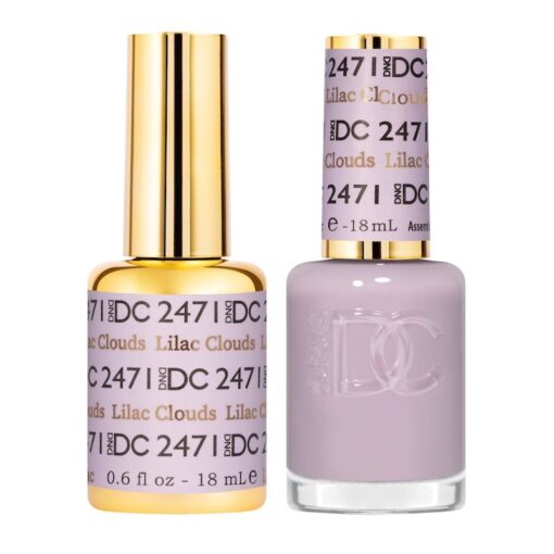 DND DC Gel Nail Polish Duo - 2471 Lilac Clouds
