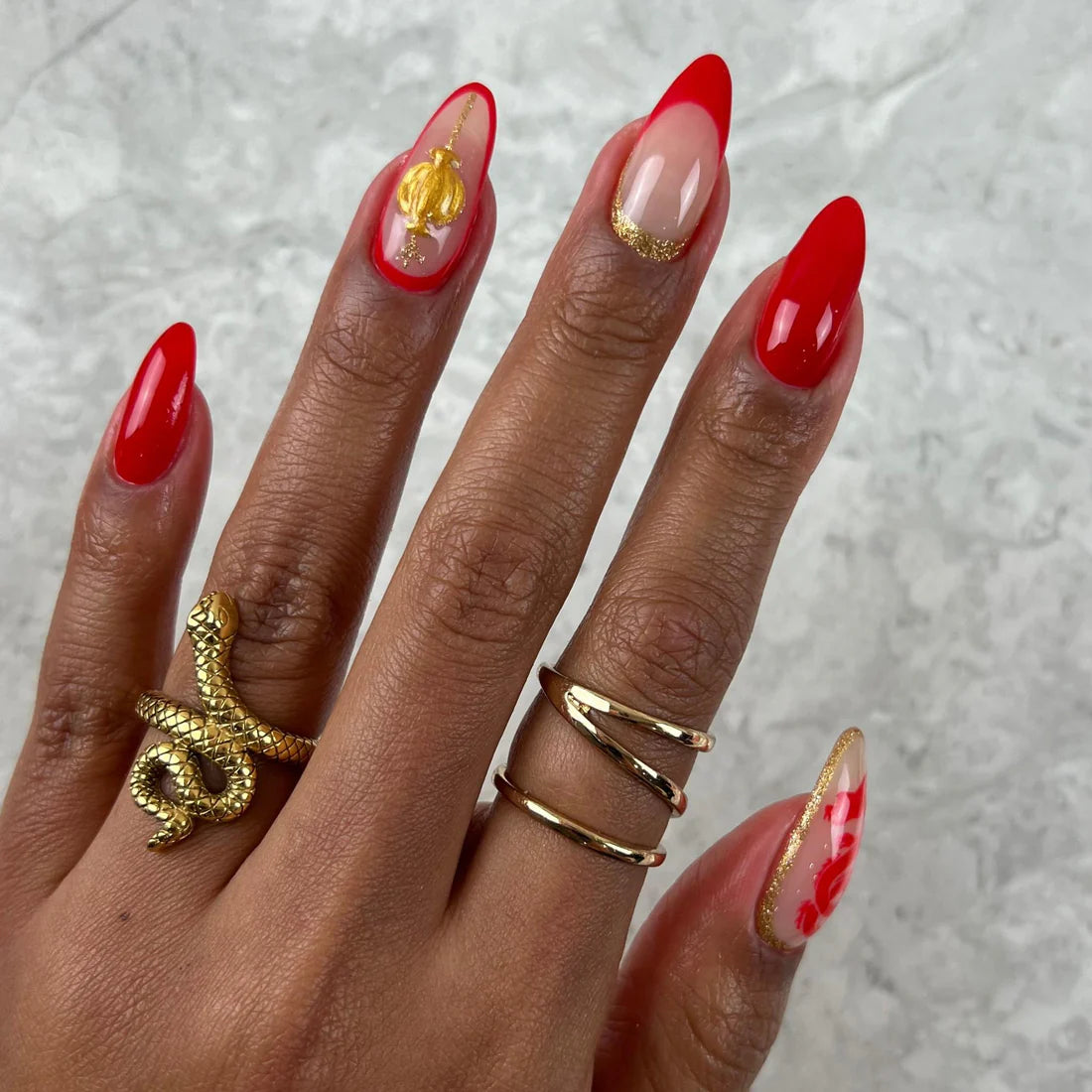 DND Gel Nail Polish Duo - 430 Ferrari Red