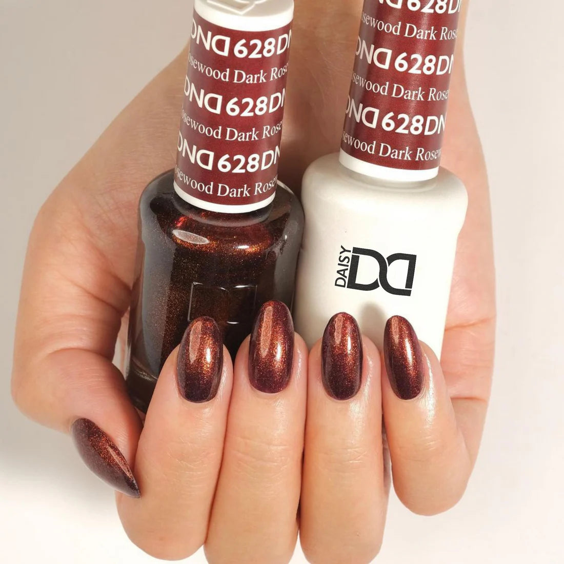 DND Gel Polish - 628 Dark Rosewood