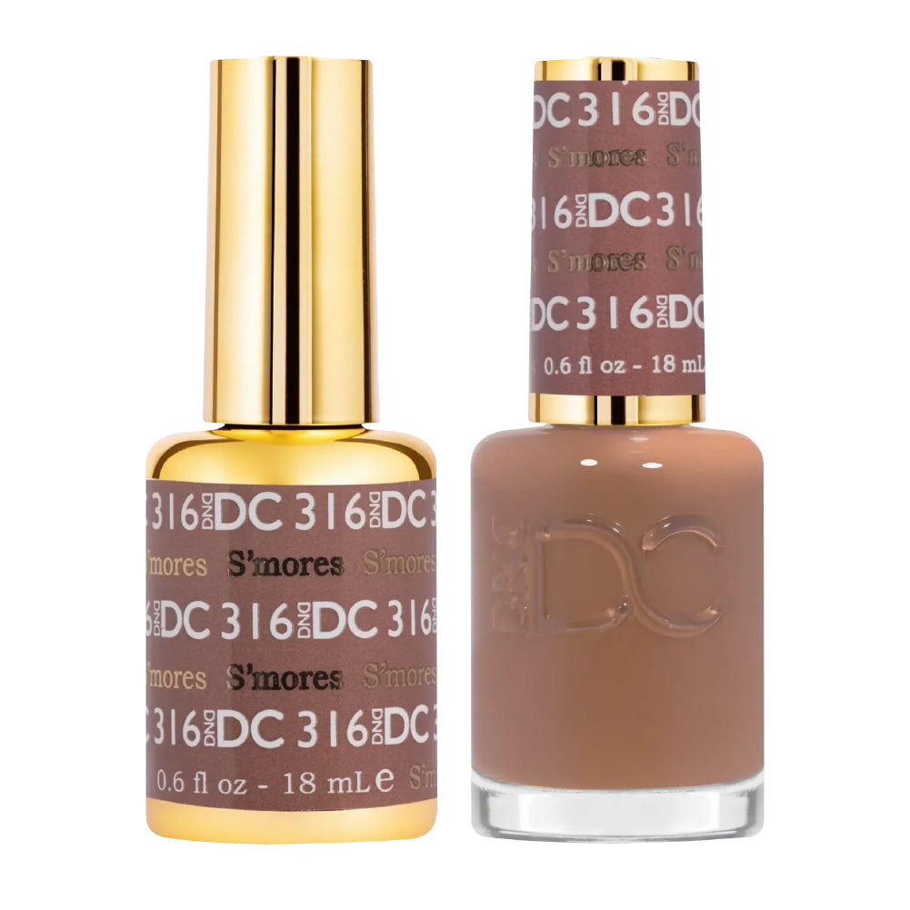 DND DC Gel Nail Polish Duo - 316 S’mores