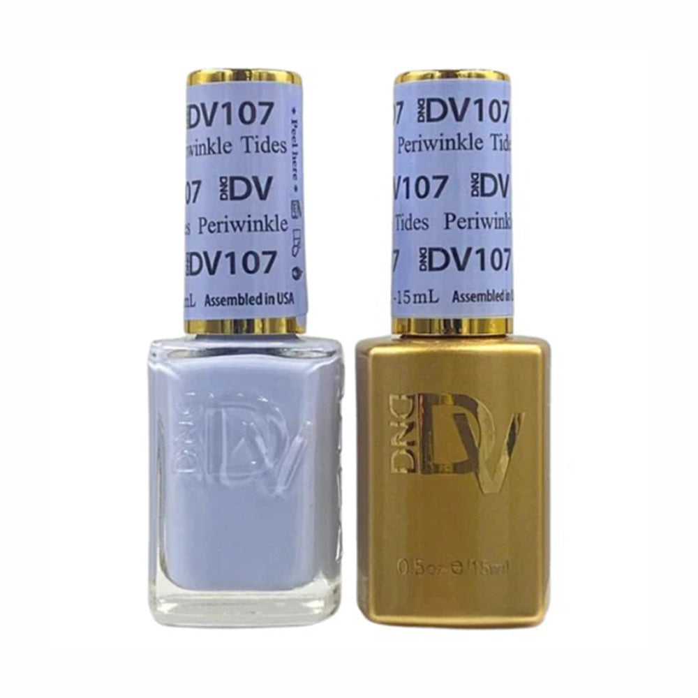 DND Diva Gel Nail Polish Duo - DND DV 107 Tides Periwinkle