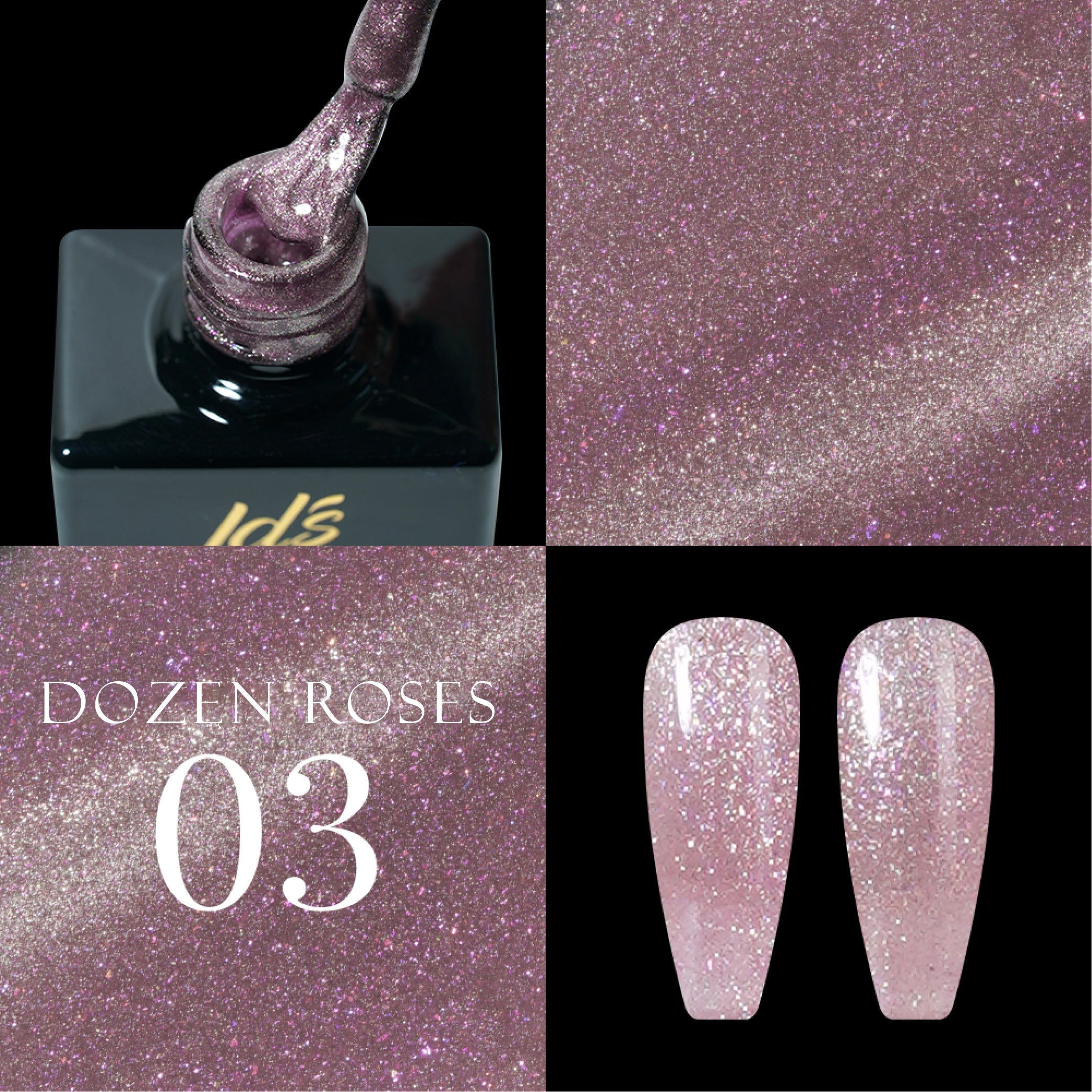 LDS DR03 - Gel Polish 0.5 oz - Dozen Rose Collection
