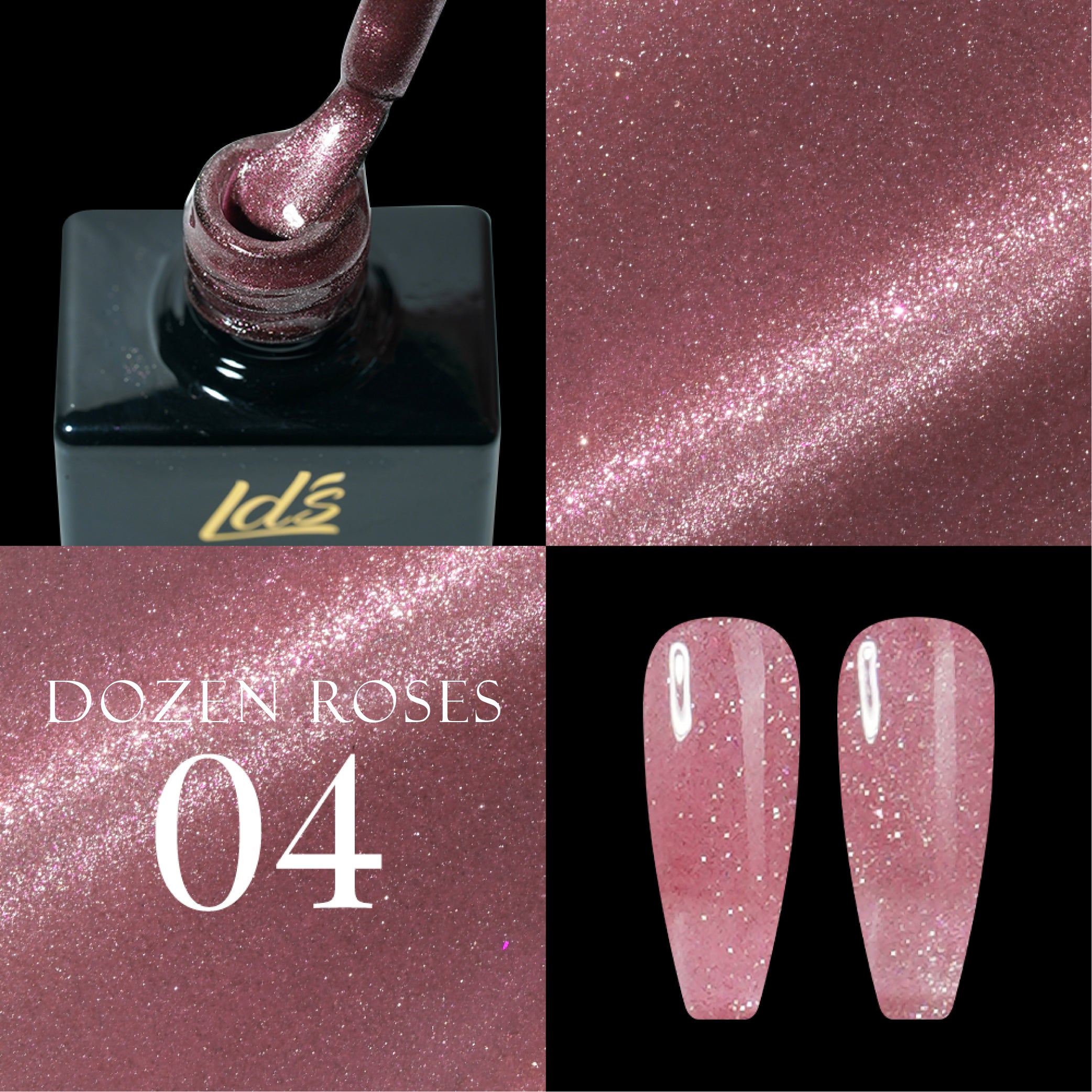 LDS DR04 - Gel Polish 0.5 oz - Dozen Rose Collection