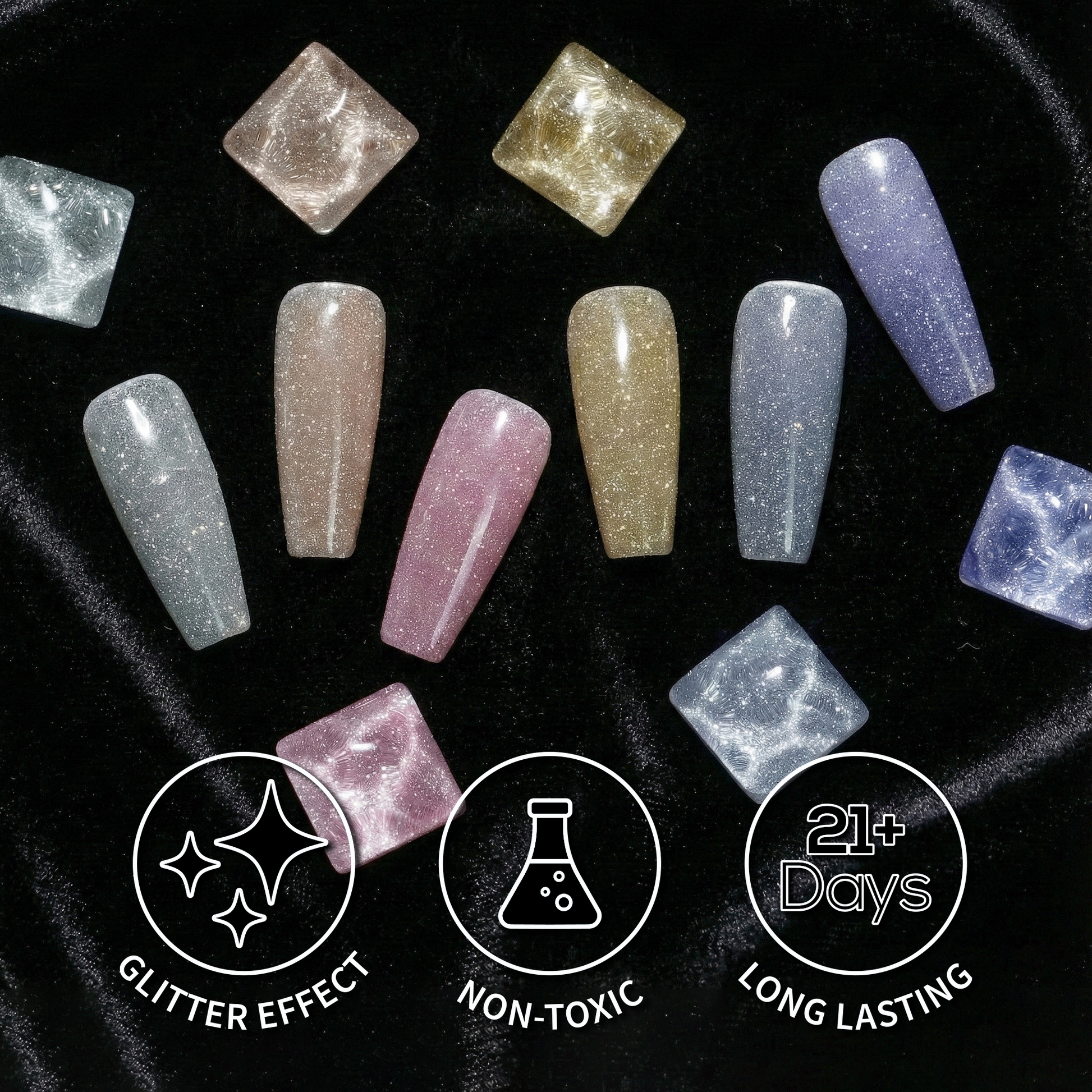 LDS Glitter - Gel Polish 0.5 oz - Diamond Reflective Collection