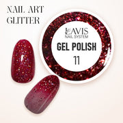 LAVIS Nail Art Glitter - Gel Polish 11