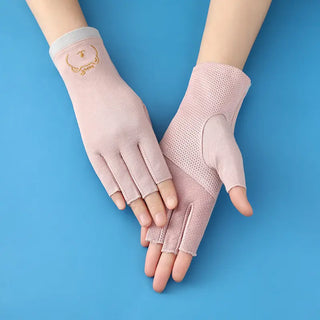 1 Pair Anti UV Nail Gloves UV Gel Shield Glove Fingerless Manicure Nail Art Tools LED Lamp Nails Dryer Radiation Hand