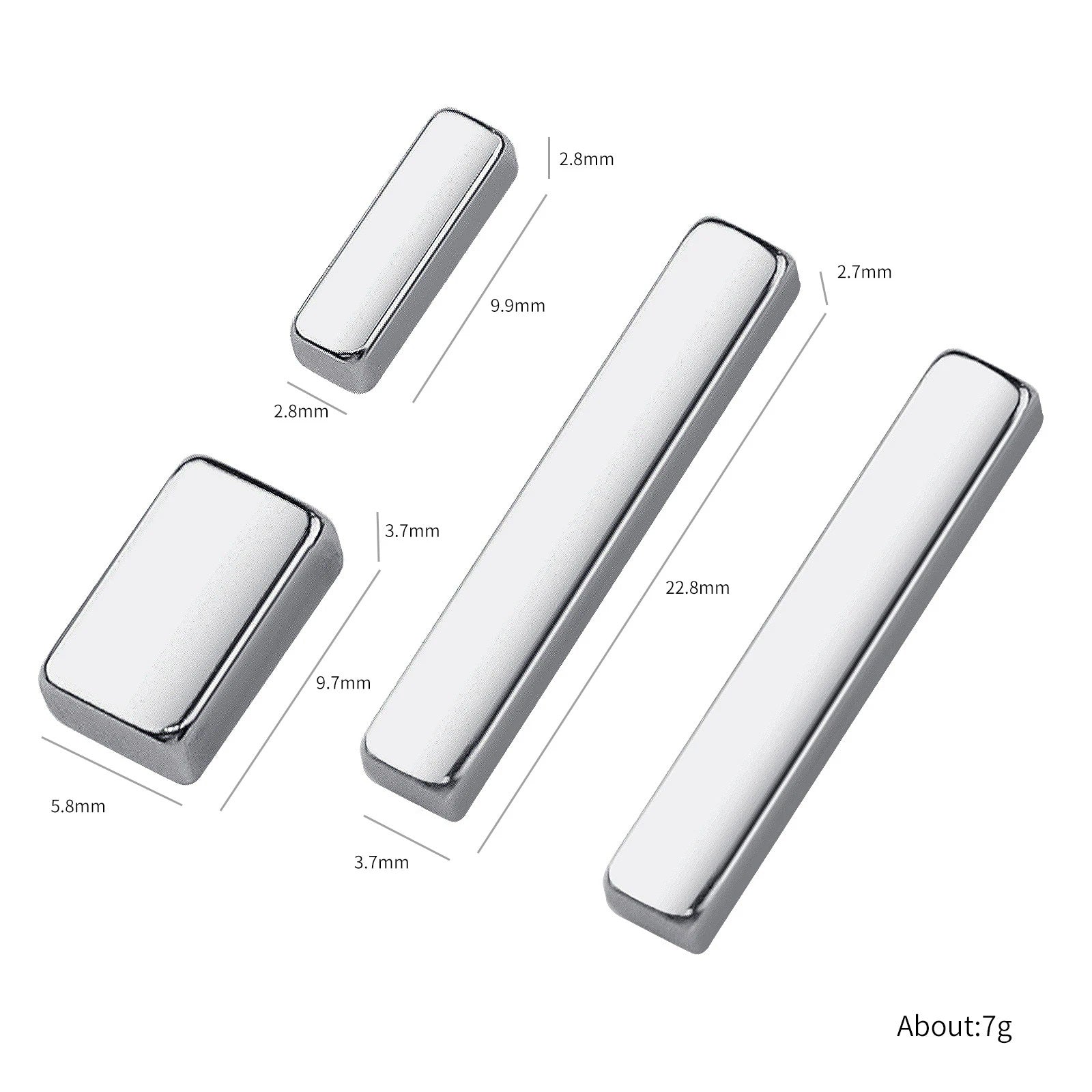  4Pcs Cat Eye Nail Magnetic Stick 4 Combination Magnets Multi-function by OTHER sold by DTK Nail Supply