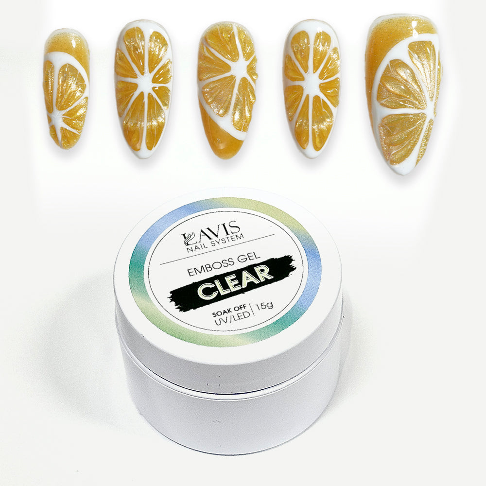 LAVIS Emboss Gel - Clear 15g