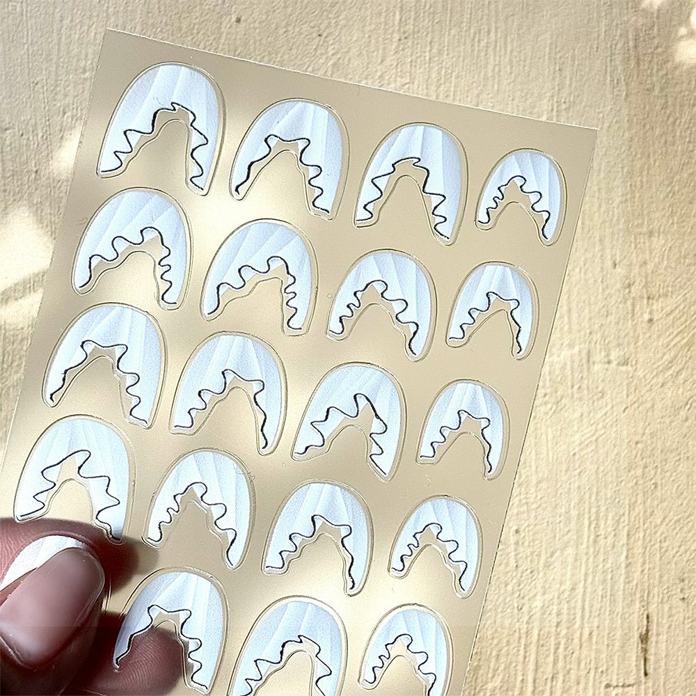 5D Nail Stickers SD-WHITE