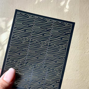 Spray Painted Nail Art Stickers H364