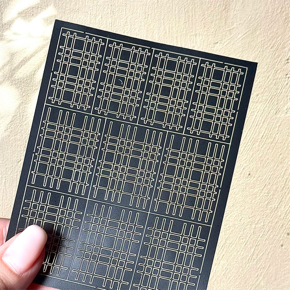 Spray Painted Nail Art Stickers H367