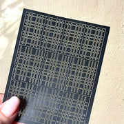 Spray Painted Nail Art Stickers H367