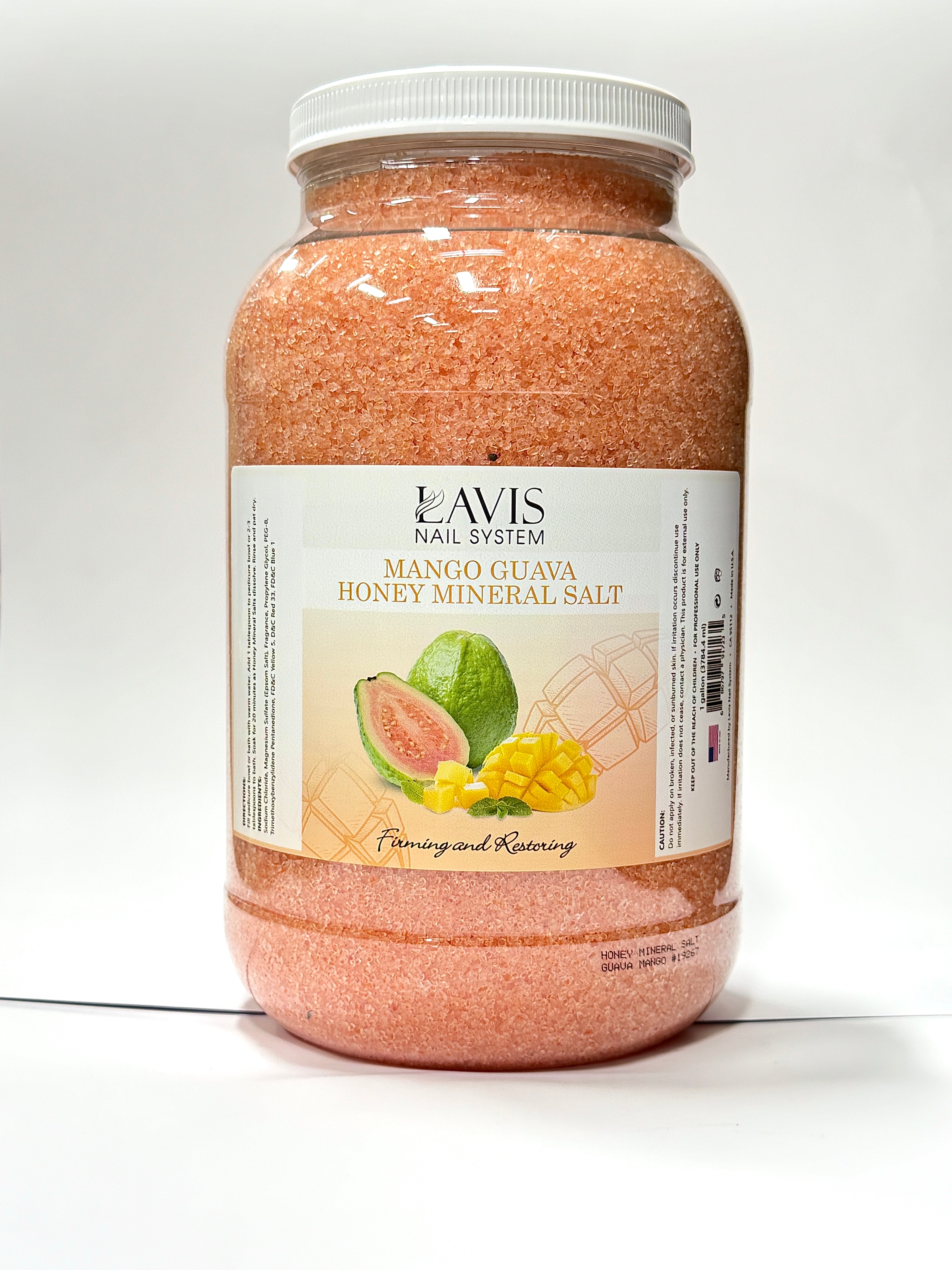 LAVIS - Mango Guava Honey Mineral Salt - 1 gallon