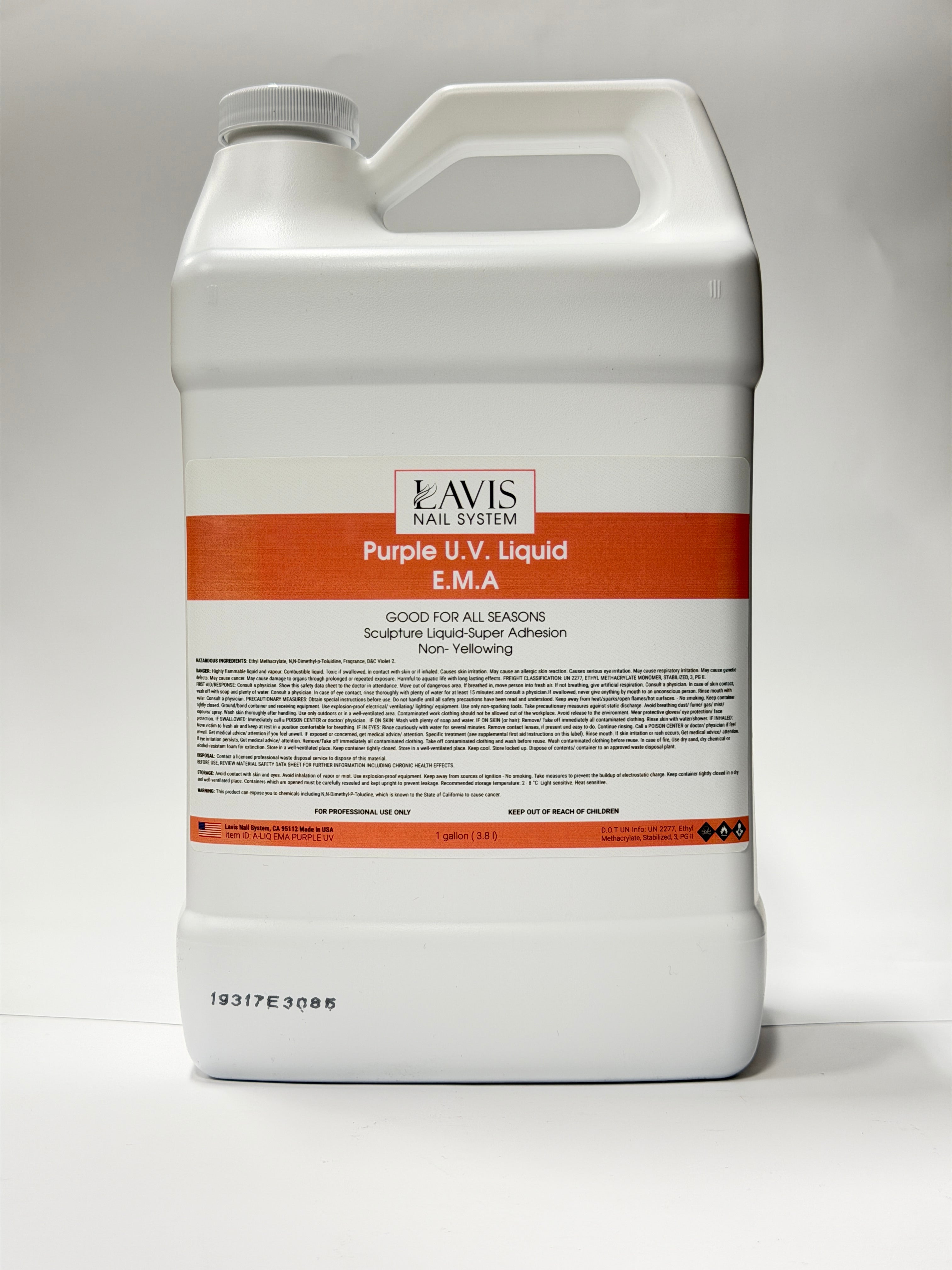 LAVIS Purple UV Liquid E.M.A - 1 Gallon