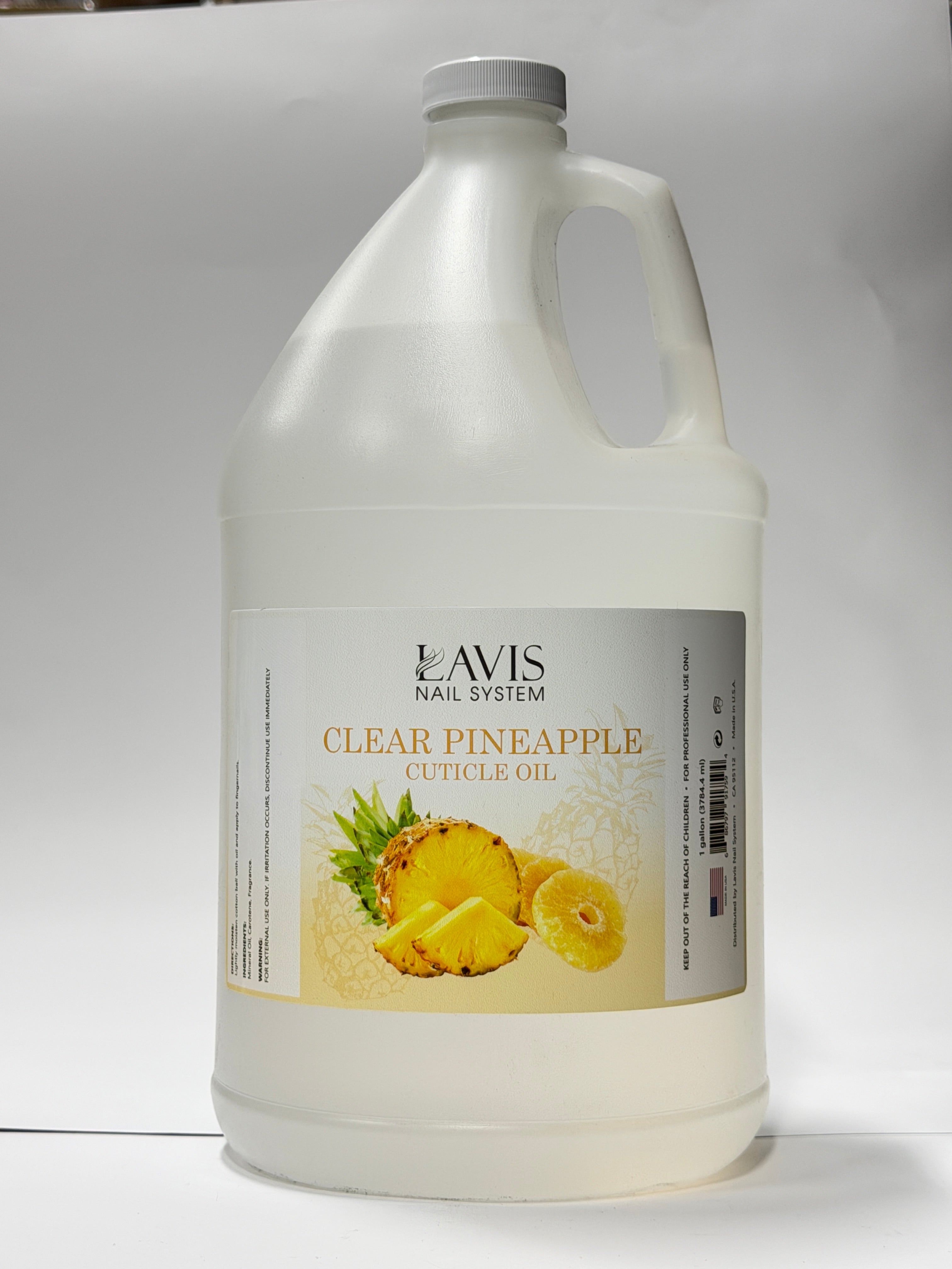 LAVIS - Clear Pineapple - Culticle Oil - 1 gallon