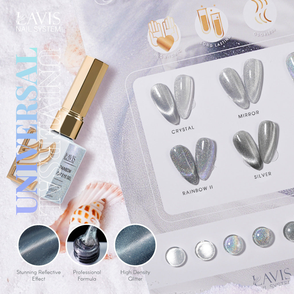 LAVIS Rainbow Cat Eye Gel - Universal Cat Eye Collection