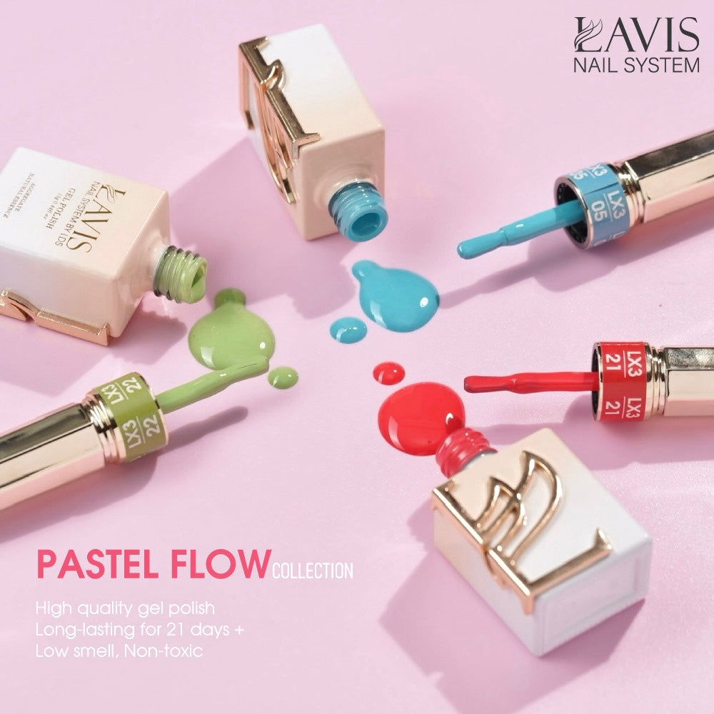 LAVIS LX3 - 05 - Gel Polish 0.5 oz - Pastel Flow Collection