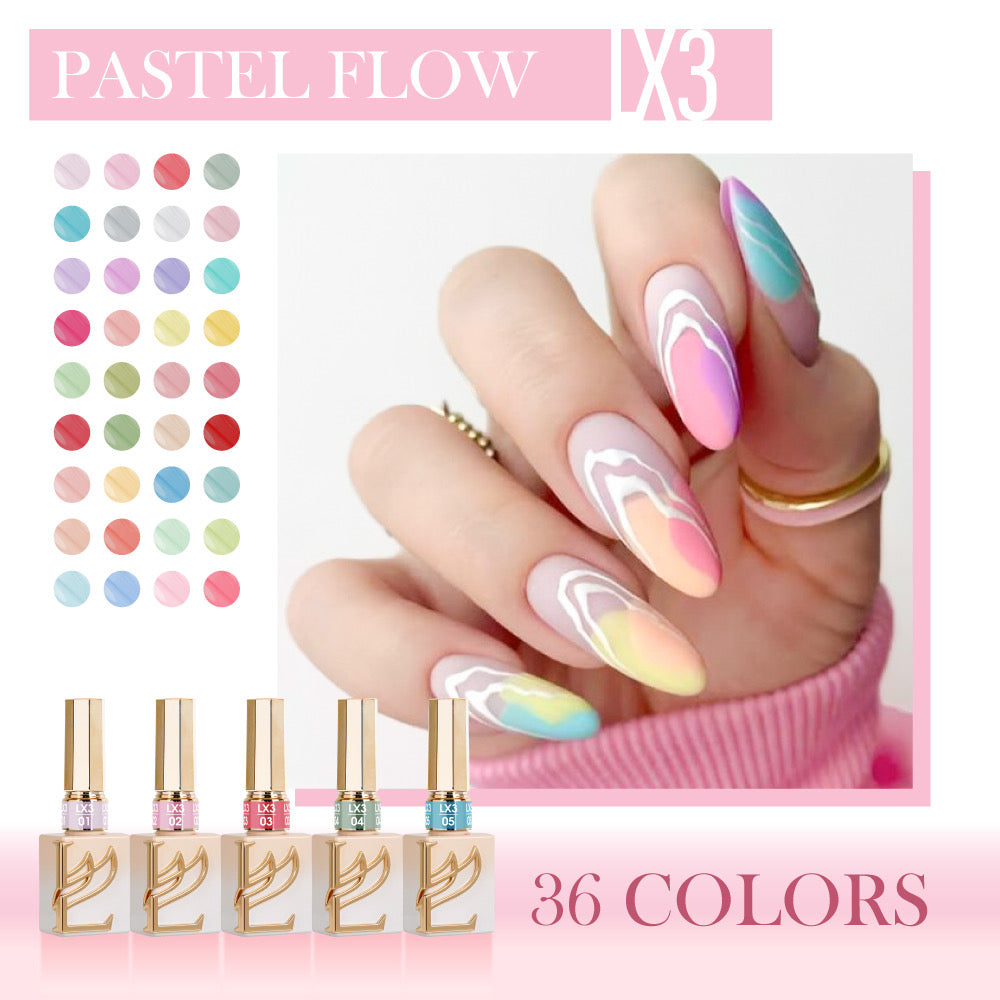 LAVIS LX3 - 22 - Gel Polish 0.5 oz - Pastel Flow Collection