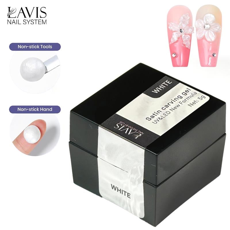 Lavis Satin Scarving Gel - 0.5oz White