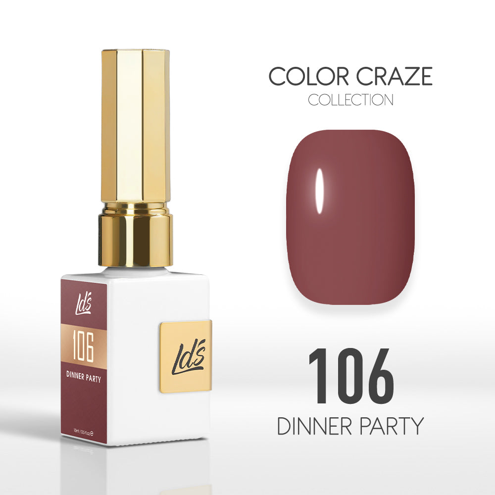 LDS Color Craze Collection - 106 Dinner Party - Gel Polish 0.5oz