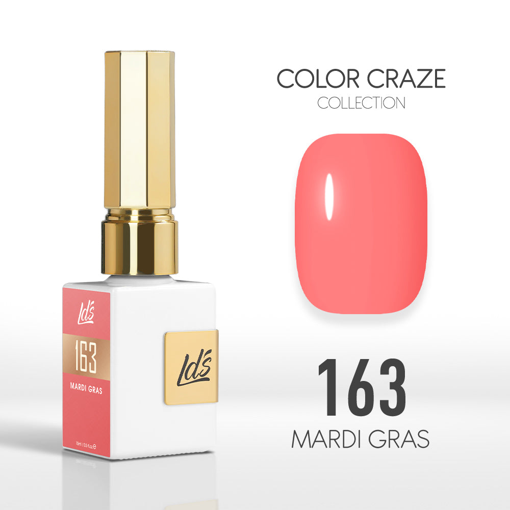 LDS Color Craze Collection - 163 Mardi Gras - Gel Polish 0.5oz