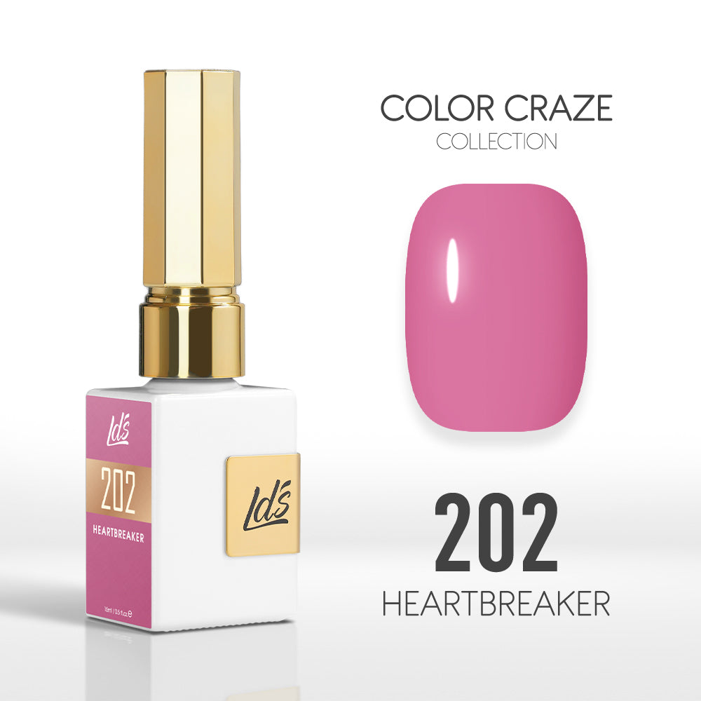 LDS Color Craze Collection - 202 Heartbreaker - Gel Polish 0.5oz
