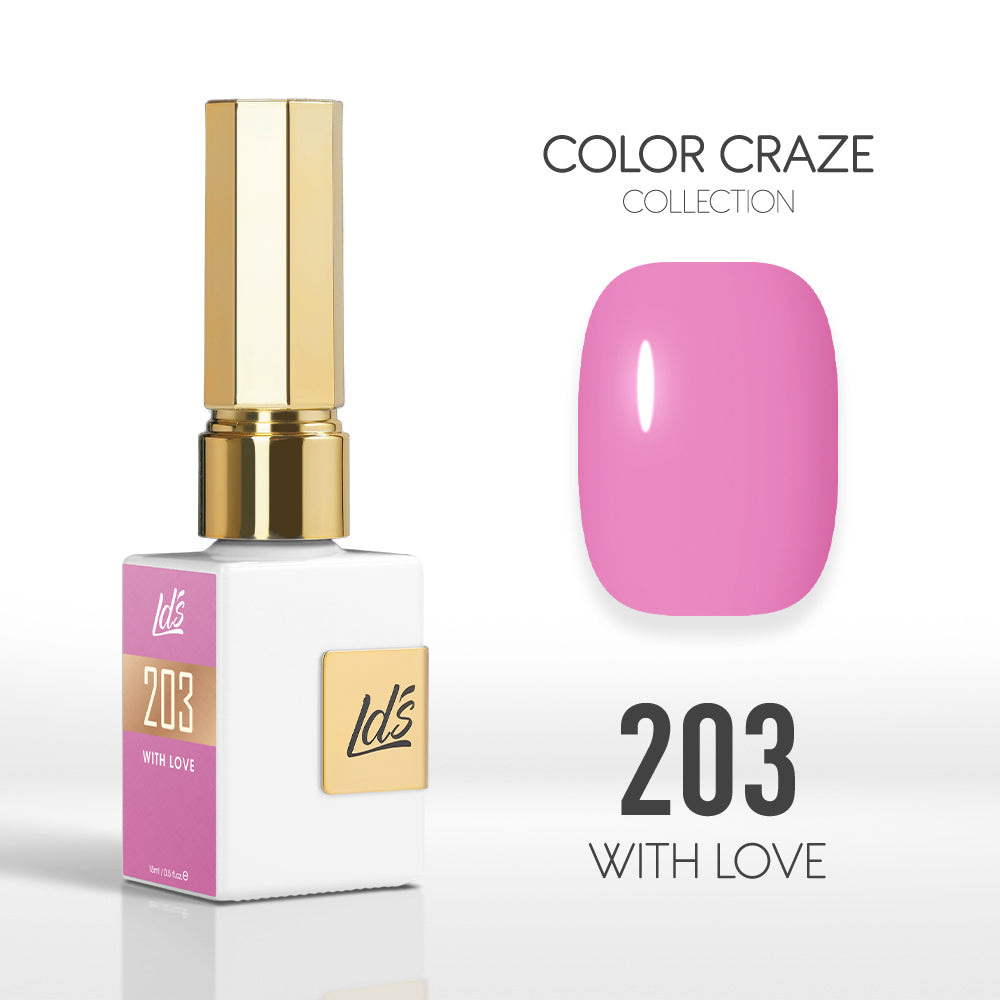 LDS Color Craze Collection - 203 With Love - Gel Polish 0.5oz
