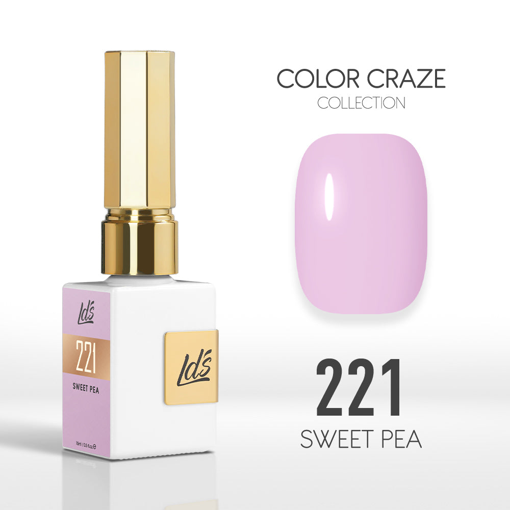 LDS Color Craze Collection - 221 Sweet Pea - Gel Polish 0.5oz
